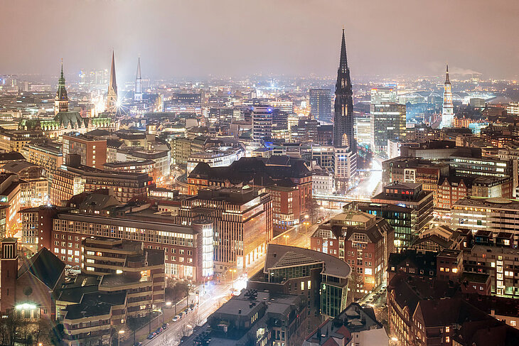 Hamburg Skyline by night Hamburg Skyline by night