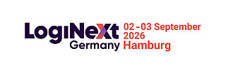 LogiNext Germany Logo weiß mit Datum LogiNext Germany Logo weiß mit Datum